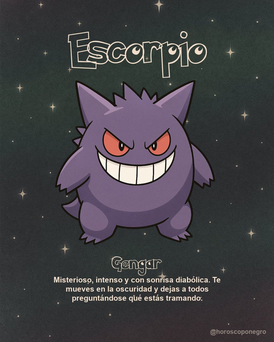 Este es el pokémon que te representa, Escorpio ♏️🔮