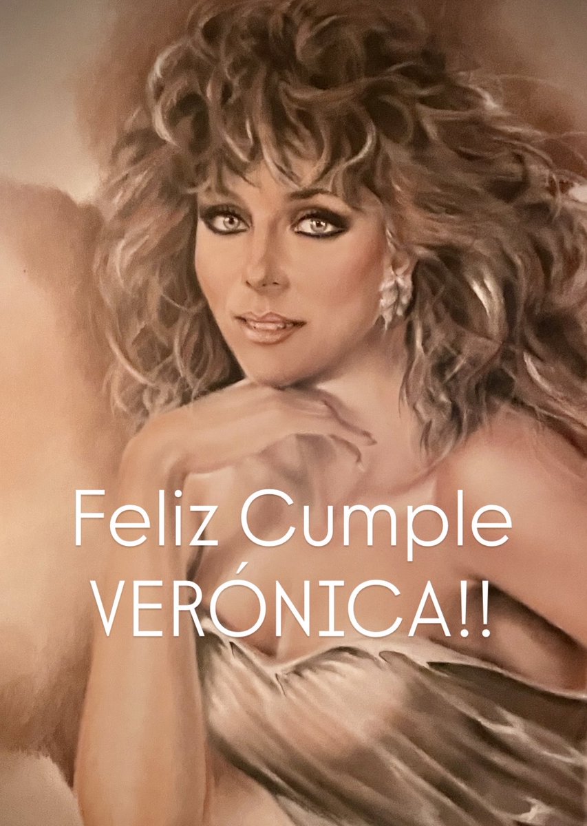 Muy Feliz Cumpleaños querida <a href="/vrocastroficial/">Verónica Castro</a> !! Sigamos celebrando la vida. Que sea con tu alegría de cada día y con salud ✨GRACIAS SIEMPRE❤️