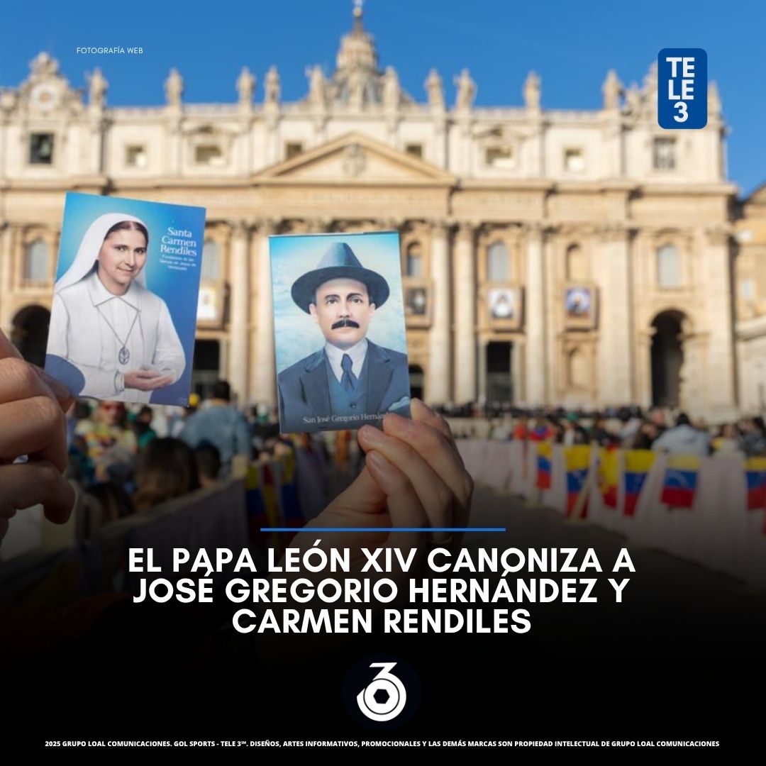 #Venezuela || El papa León XIV canoniza a José Gregorio Hernández y Carmen Rendiles, primeros santos venezolanos. ✝️🕊️

 San José Gregorio Hernández, conocido como el “médico de los pobres”;  nació el 26 de octubre de 1864 en Isnotú, un pequeño poblado del occidental estado de