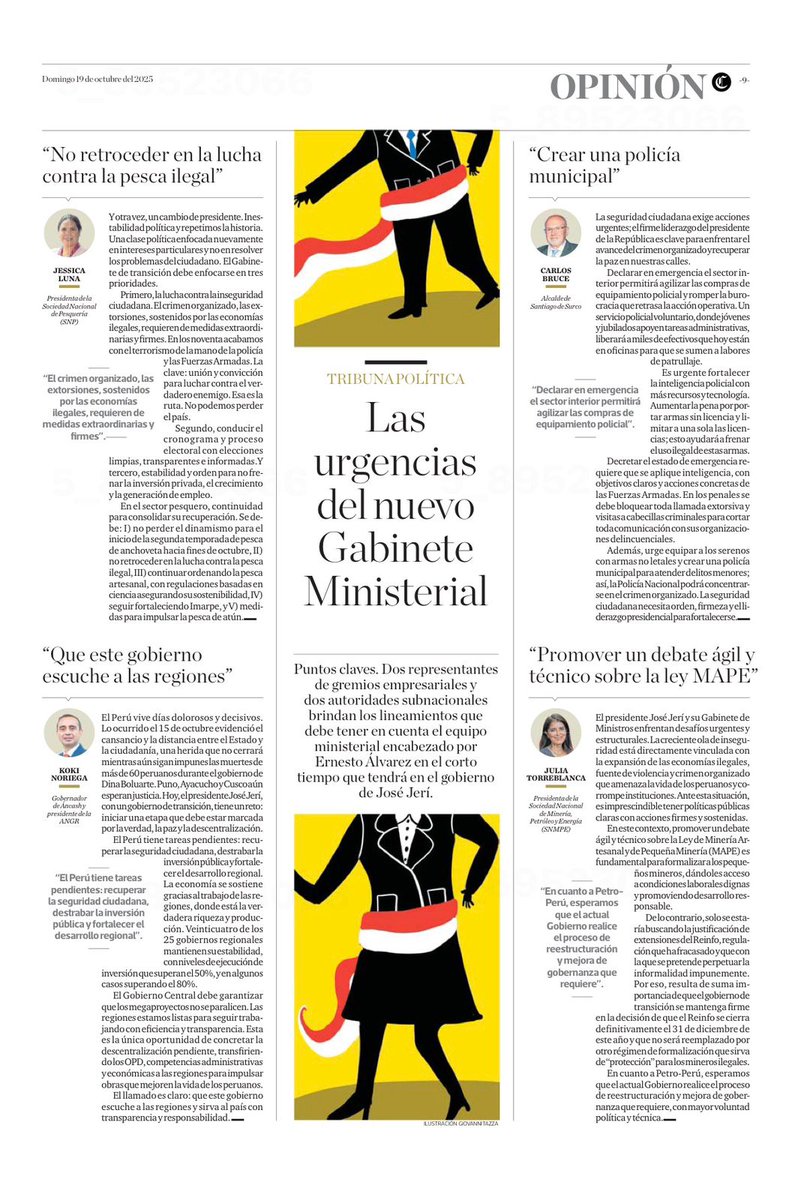 KokiNoriegaB's tweet photo. ¡ Que este gobierno escuche a las regiones !
El Perú tiene tareas pendientes: recuperar la seguridad ciudadana, destrabar la inversión pública y fortalecer el desarrollo regional.

💪 Desde las regiones, reafirmamos nuestro compromiso de seguir trabajando con eficiencia, transparencia y responsabilidad por un país más justo y equitativo.
Grcias @elcomercio_peru @ANGR_Oficial