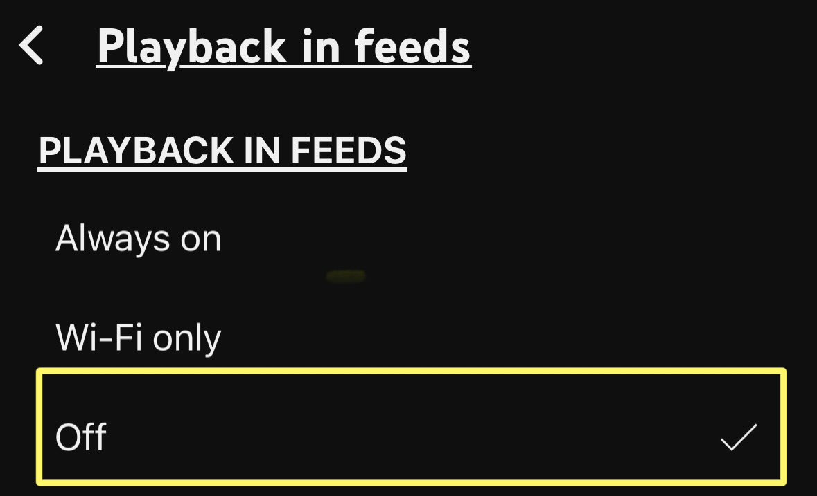 Regain control of your #YouTube history by not playing random feed videos as soon as you open you open the application