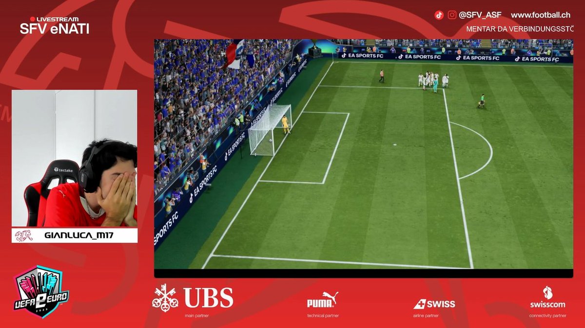 🇨🇭 <a href="/gianluca_m17/">gianlucam17</a> qualified for the offline stage of the UEFA eEuro 2025 🏆🎟️

What a great week for him! Qualified for both the Global Qualifier and the UEFA eEuro 2025 Finals 👀