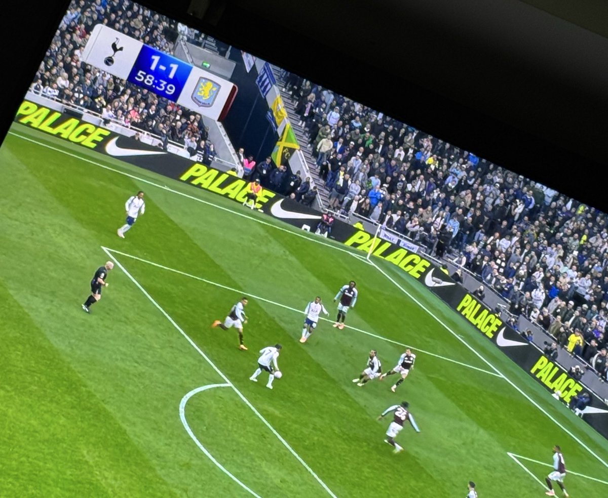 Slight identity crisis going on at the Tottenham Hotspur stadium