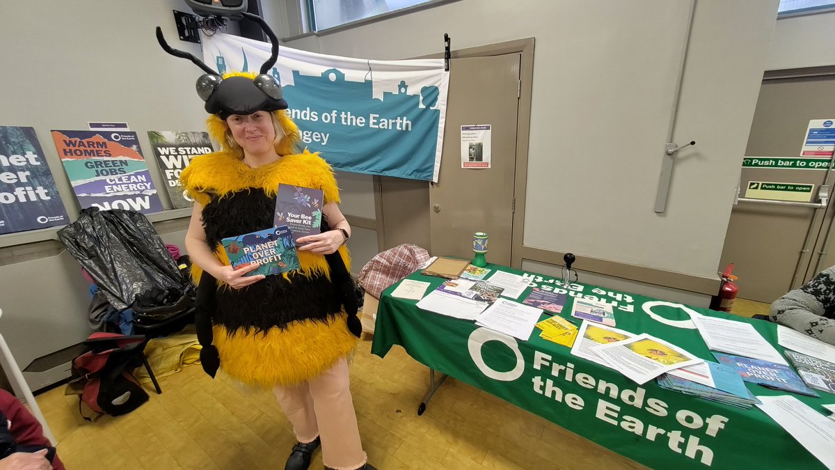 FoE stall at Hornsey Apple Day today. Lots of people signing petitions, good apple cake too!