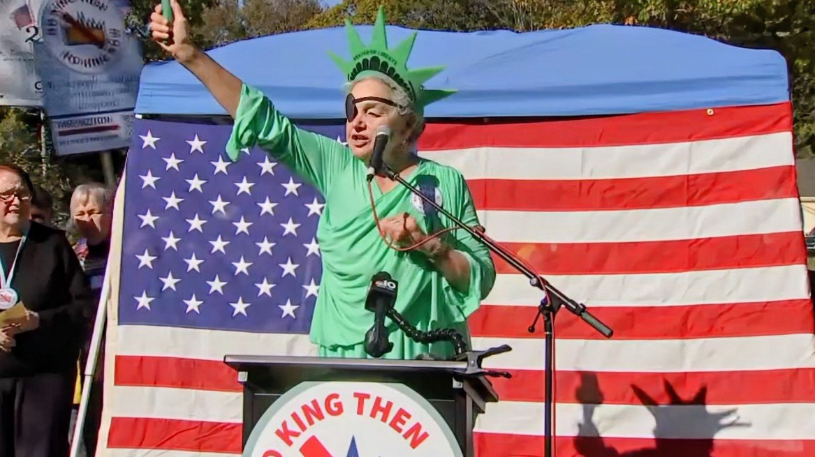 No Kings day in Boston.  😂🤡🤡🤡🤡