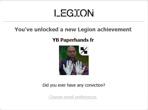 ok ok ok <a href="/legiondotcc/">LEGION</a> 
what about the achievements: "The site didn't work normally for 2 days during the sale"