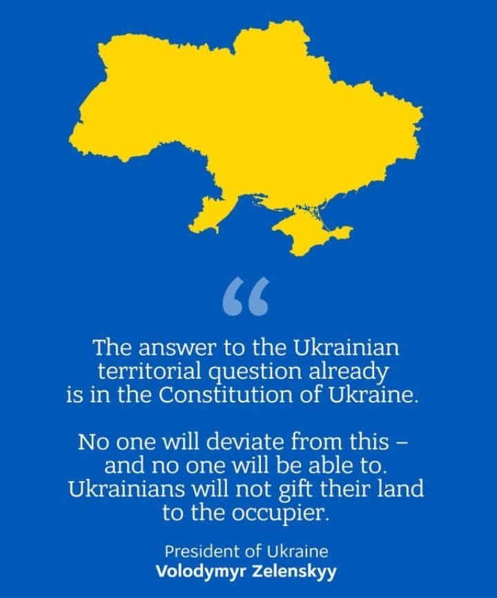 Neither russia nor America will ever dictate or decide where the Ukraine border goes. 
This is Ukraine! 
All 603,628 square kilometers of it!
🇺🇦 NEVER stop supporting Ukraine 🇺🇦