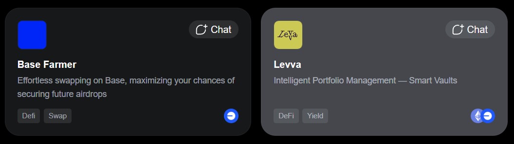 They don't stop. Another agent released by <a href="/wardenprotocol/">Warden</a>.

<a href="/levva_fi/">Levva</a> is a yield machine. Try it

&gt; ask it to recommend strategies for you
&gt; it checks your portfolio
&gt; recommends some vaults for you
&gt; you can ask to deposit into the vault of your choice

We are all pumping. But