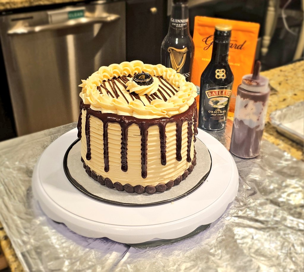 Atheen - God Bless America! 🙏❤️🇺🇸 (@atheen_) on Twitter photo For Today's "Boozy Desserts" #TwitterBakeoff, I made a Guinness dutch chocolate layered cake, with Bailey's buttercream and Guinness semi sweet ganache drips. 😋 🤤 <a href="/BakeoffJudge/">Bakeoff Judge</a> <a href="/ebeth360/">e-beth</a> #AtheenCooks For Today's "Boozy Desserts" #TwitterBakeoff, I made a Guinness dutch chocolate layered cake, with Bailey's buttercream and Guinness semi sweet ganache drips. 😋 🤤 <a href="/BakeoffJudge/">Bakeoff Judge</a> <a href="/ebeth360/">e-beth</a> #AtheenCooks