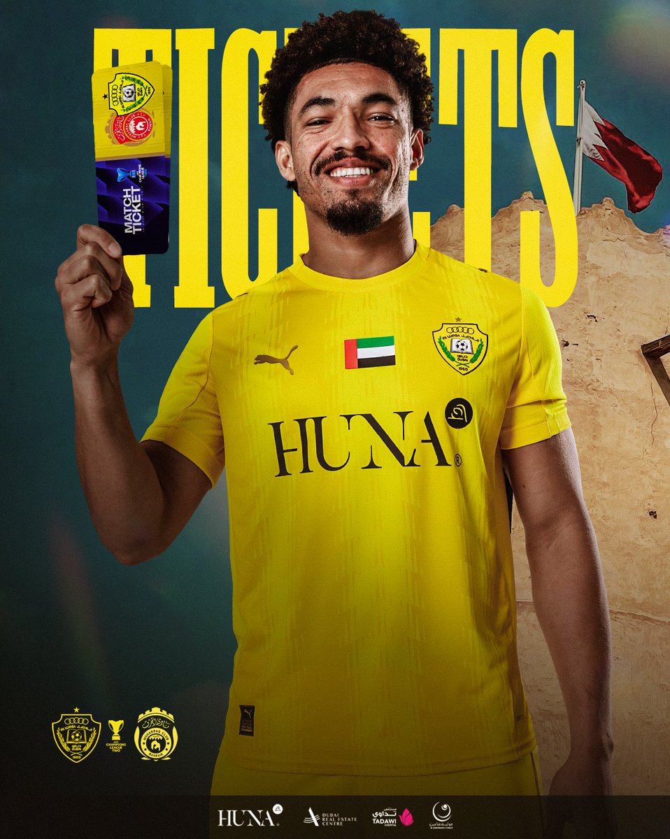 محطتنا القادمة في آسيا من المنامة 🇧🇭🏟️

احجز تذكرتك الآن لمباراتنا القادمة أمام المحرق عبر الرابط التالي 🎟️
Match Tickets via the link attached  👇 

manama.platinumlist.net/event-tickets/…

#وصل_الوطن 🇦🇪
🟡 #الوصل | #ALWASL