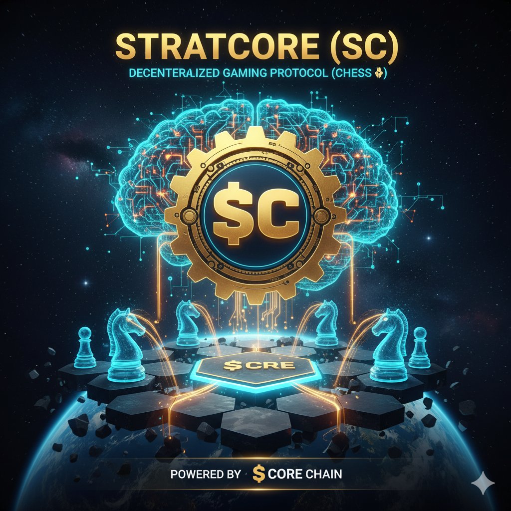 别再玩 memecoin 了。
#CORECHAIN 上的 #StratCore ( $SC) 是智能替代方案，它在 Core 上构建了首个去中心化的国际象棋生态系统。它提供真正的策略，并且总供应量仅为 1000 万枚，非常稀缺。这是属于思考者的资产，而非赌徒。与 StratCore 一起成为王者。
#StratCore #CoreDao #Chess