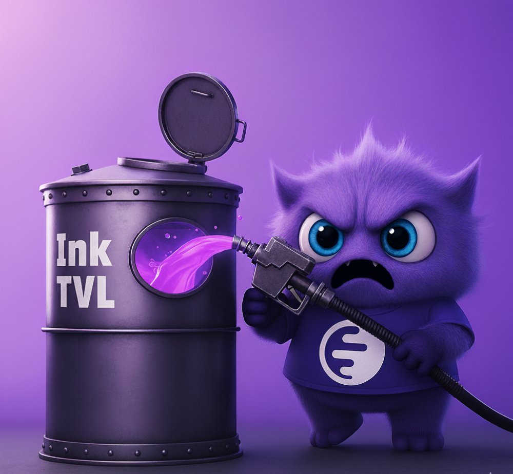 Hold the line, lads. Ink’s TVL is filling fast 💜 +$174M
