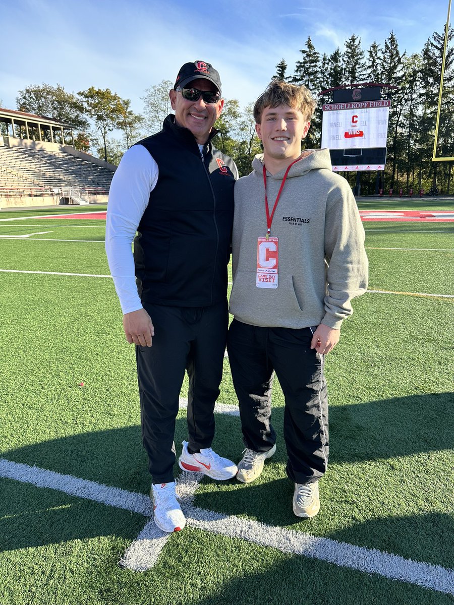 Broden_M11's tweet image. Had an amazing gameday visit at Cornell! Was great to be back in Ithaca to watch @BigRed_Football battle for the W! Extremely grateful to @TerryUrsin @DanSwanstrom @M_E_Miller my parents and all the other coaches for making it possible! #yellcornell @FMHSFB23 @FortPrep…