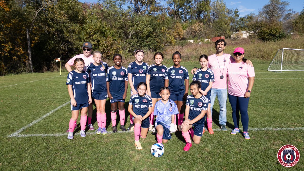 ⚽️💞 Proud of our U12 Girls #STARS for showing their support and solidarity — every game is a chance to make a difference.

🍂 2025 Fall Season
🏆 @montgomerysoccer 

🔵🔴 #WeAreToca #TOCA #tocajuniors #PLAYsimple #Futbol #Football #soccer #Girls #activekids #MSI #MSIClassic