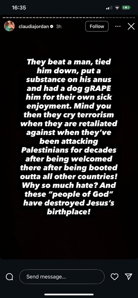 Oh period <a href="/claudiajordan/">Claudia Jordan</a> queen!! 🇵🇸 #freepalestine