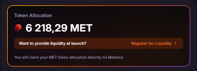 I checked my $MET allocation. modest compared to the people from CT. 

The premarket price is around $1. 
Is the assessment fair?