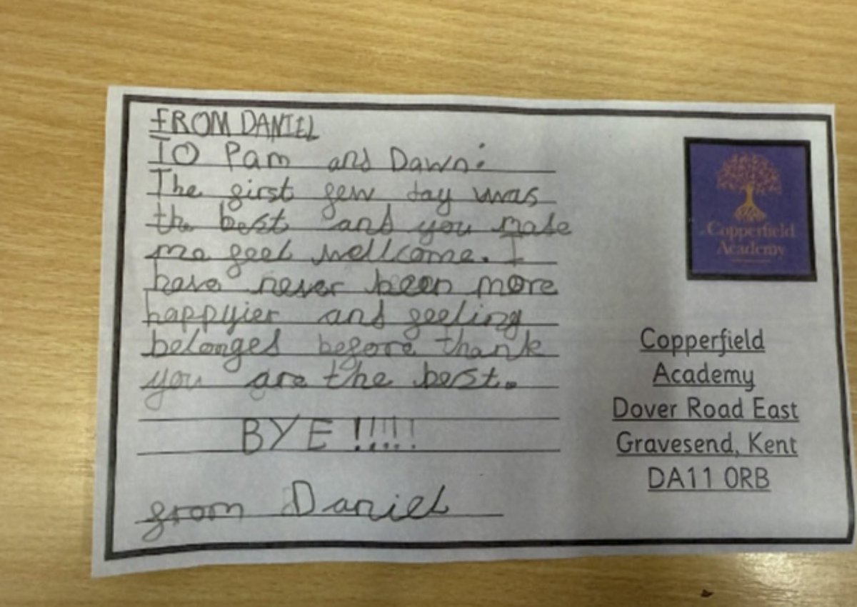 Copperfield Academy tweet media