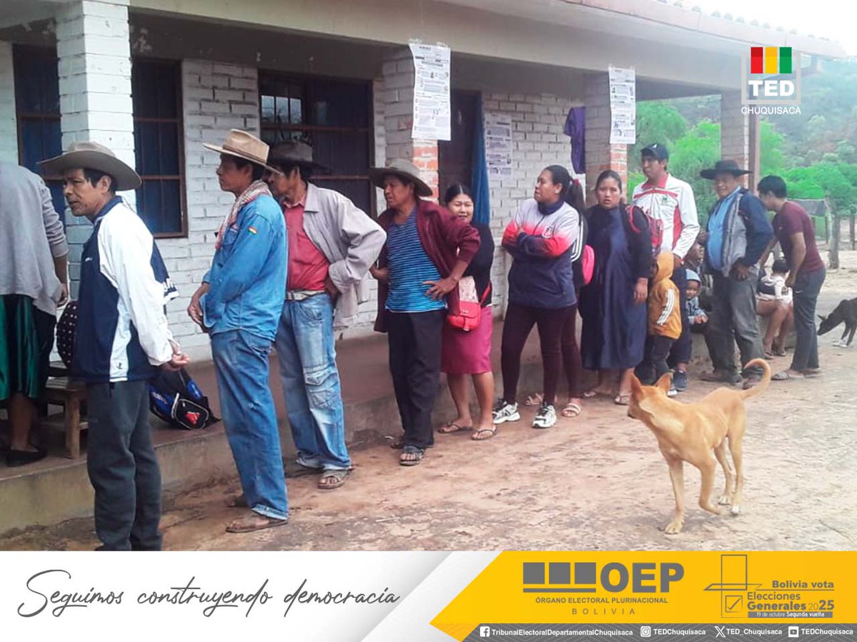 Tribunal Electoral Departamental Chuquisaca tweet media
