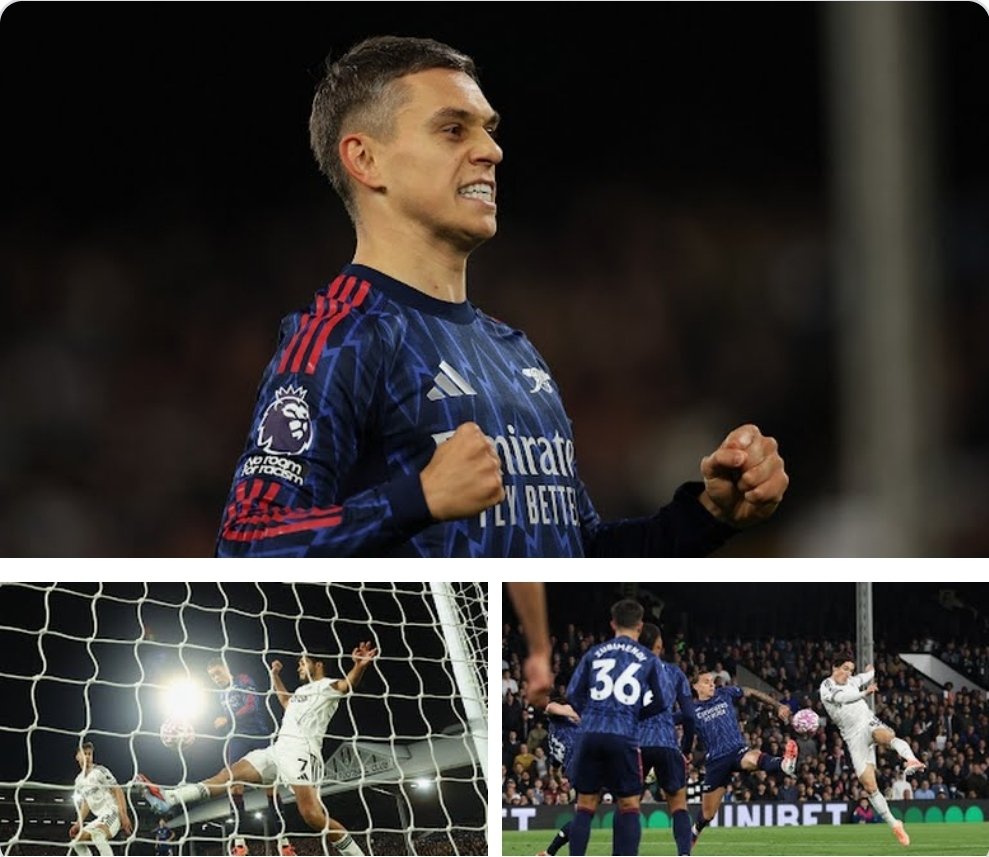 ⚽️ Premier League Recap | Fulham vs Arsenal

Fulham 0️⃣–1️⃣ Arsenal
🏟️ Craven Cottage
⚽️ Trossard (58’) seals it for the Gunners!

🔴 Arsenal dominated possession (63%) and fired 16 shots to Fulham’s 9 — clinical and composed away win.
#FULARS #Arsenal #PremierLeague #Trossard