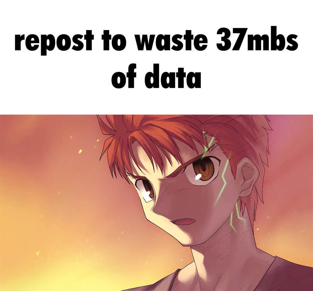 DisaGuyo's tweet image. Fuck it, we’re starting early. Come, my fellow swords. May our projections block out the very sun itself. #ShirouDay #ShirouDay25