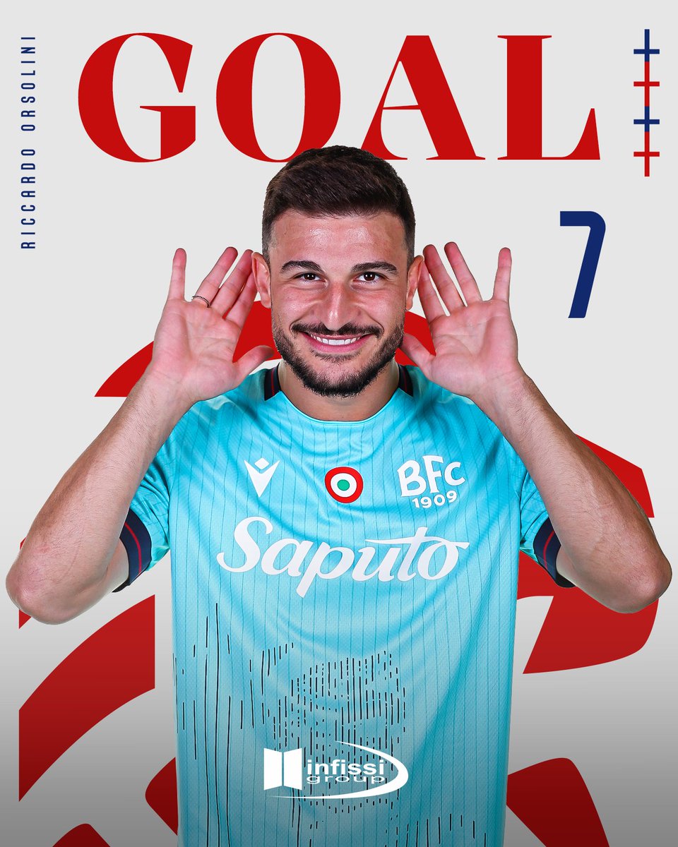 81° | SEGNA SEMPRE ORSO 🐻

Splendido sinistro da fuori area per Orsolini che ci porta avanti di due reti 🔥

#CagliariBologna | 0-2 |
#WeAreOne