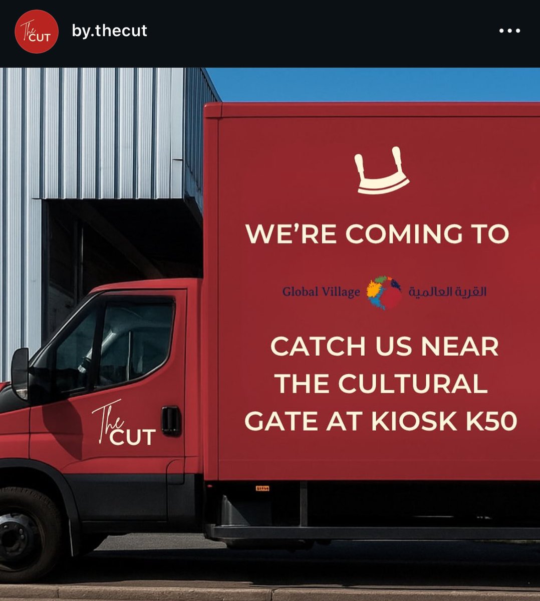 ولله الحمد، أعلن اليوم عن افتتاح مشروعي الجديد “The Cut” في القرية العالمية ✨
المشروع يأتي بالتعاون مع الشيف الإماراتية المبدعة شيف ميثاء 🇦🇪
تجربة طعام فريدة من نوعها بطابع إماراتي ولمسة عصرية في عالم الستيك واللحوم 🍴🔥

نتمنى دعمكم وتشريفكم لنا في الموقع — متواجدين عند بوابة