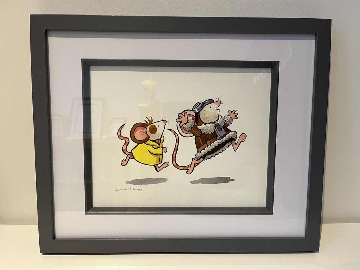 Pedro and Fledermaus are now framed <a href="/jabberworks/">Sarah McIntyre</a>. 😃