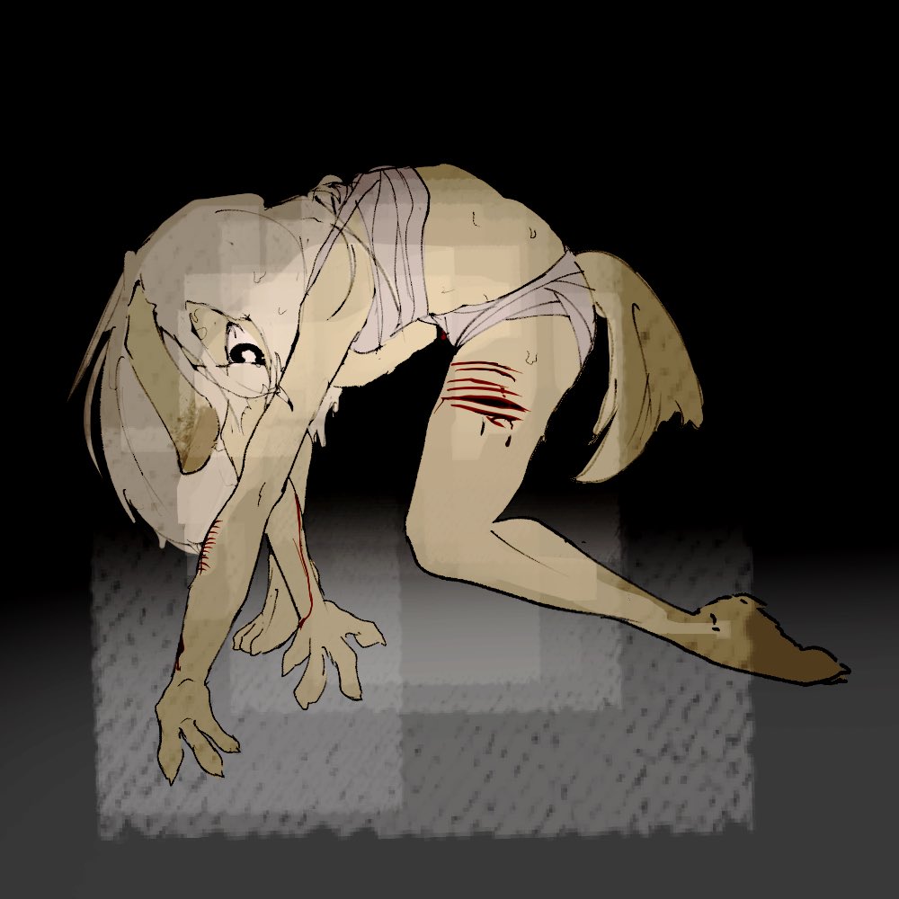 目が覚める……Anphy
 #furry #furryartists #furryartwork #selfharms #furryart