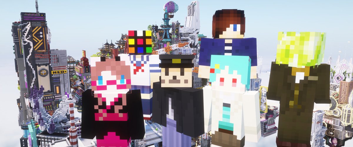 aneja_maimai's tweet photo. 今回のイベントをもって、マインクラフト建築コミュニティの運営メンバーから卒業！
関わってくれた皆さんありがとうございました～。
7年間でお休みしたイベントは1回、企画運営は計24イベントでした。
大変なこともあったけどやって本当によかった！
これからのコミュイベにも乞うご期待！ https://t.co/quJHKTLBn2