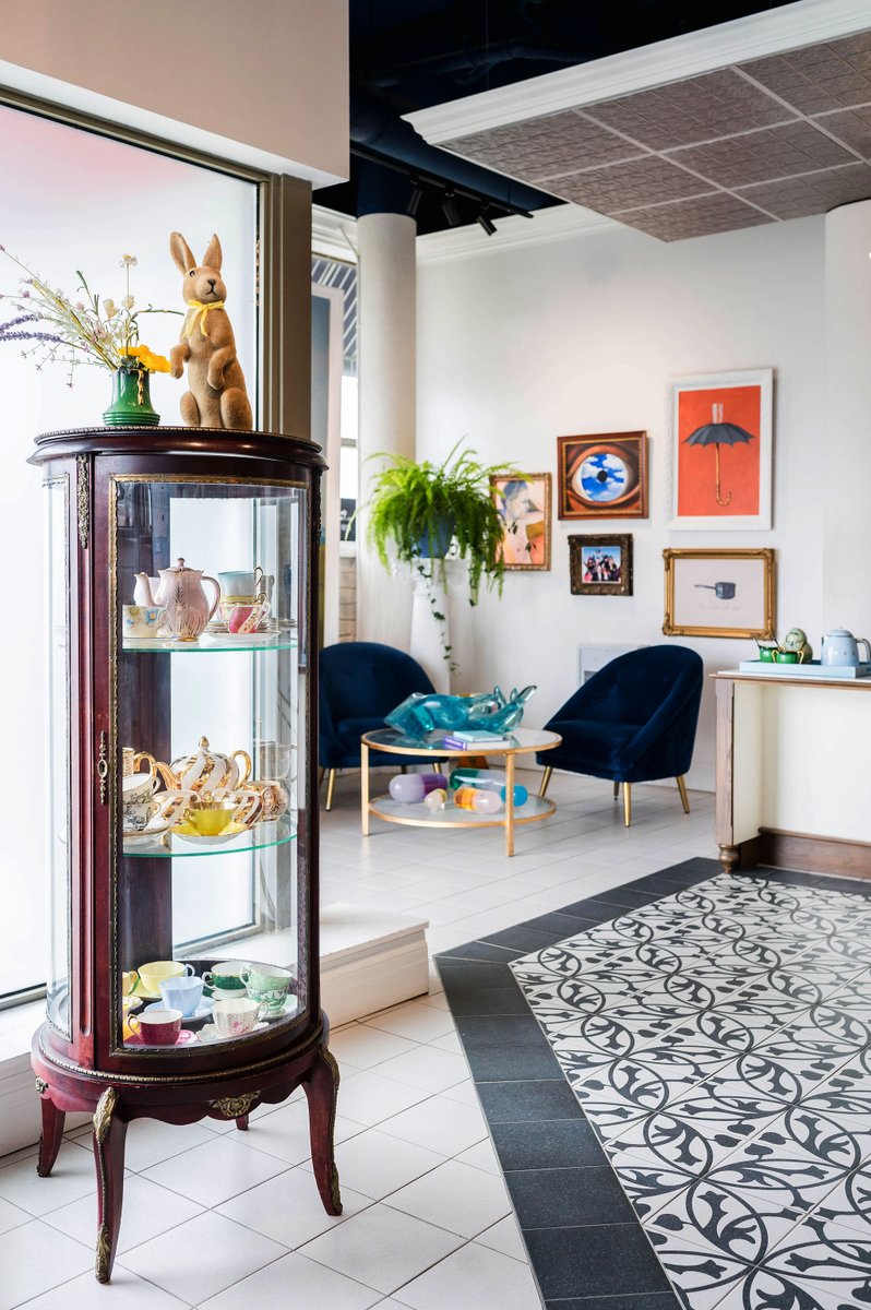 We love when people stop in, grab a coffee or tea, and just hang out for a while. The shop has a way of slowing everything down in the best way. Lose yourself in the curiosity and check out our vignettes and displays. Always changing, always filled with something fun and