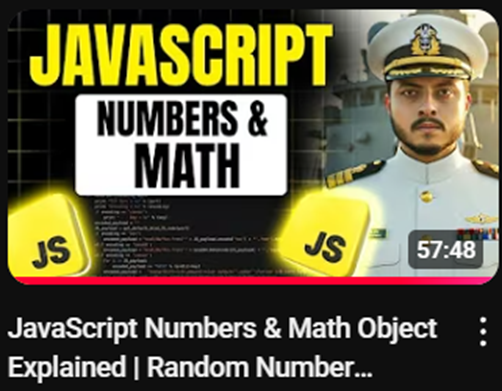 Night_fang_'s tweet image. 🚀 Day 18 of #JavaScript with @rohit_negi9 :
🔹 Number Data Type
🔹 toFixed(), toPrecision(), toString()
🔹 Why not use new Number()
🔹 Math Object
🔹 Math.ceil(), Math.floor(), Math.random()
🔹 Random Number Generation
🔹 Secure OTPs with Crypto
#100DaysOfCode #CSS #WebDev