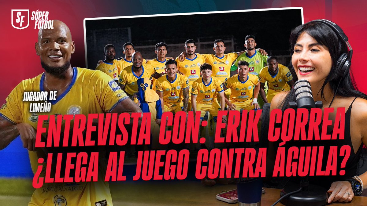 ¡HABLÓ ERIK CORREA! 🗣️🔥

El atacante de Limeño, Erik Correa, habló en #SuperFutbol sobre su presente goleador, su carrera internacional y aclaró si podrá estar disponible en su duelo ante Águila. ⚽️

👀 Mira el video acá:

YouTube: acortar.link/gONlP7

#LoVivimosComoVos