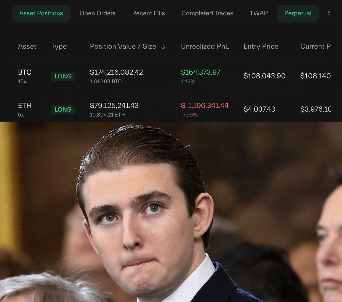 DefiWimar's tweet image. 🚨BREAKING
AN INSIDER WITH A 100% WIN RATE JUST OPENED $BTC AND $ETH LONGS WORTH $255 MILLION
HE DEFINITELY KNOWS SOMETHING 👀
