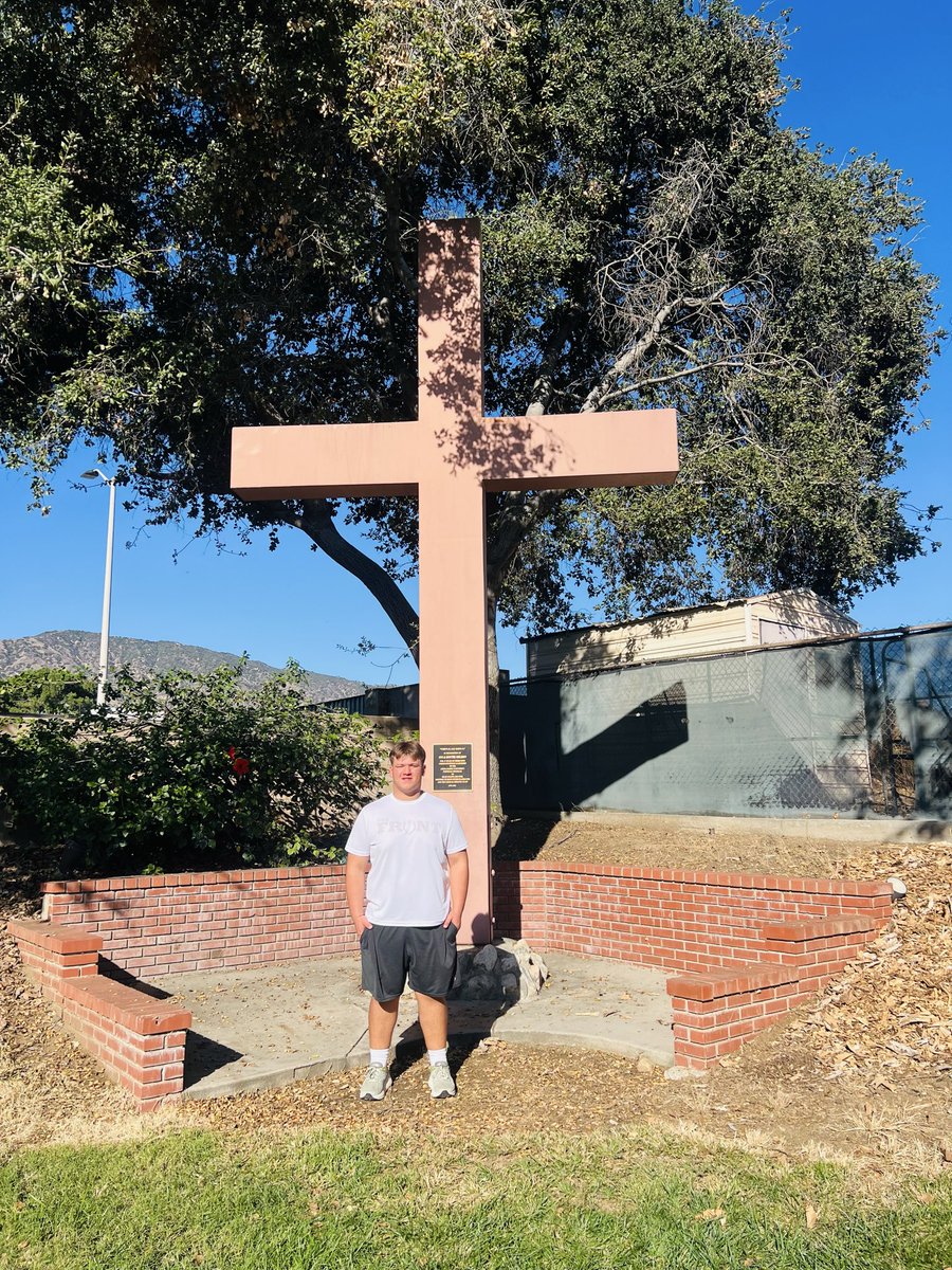 Thank you Coach Parnell for inviting me to visit Azusa Pacific University! It’s a beautiful place with high character, God driven people! <a href="/APUFootball/">Azusa Pacific Football</a> <a href="/APUCougars/">APUCougars</a> <a href="/CoachLonyae/">Lonyae Miller</a> <a href="/OC_Knights_FB/">OC Knights Football</a> <a href="/dthedeacon/">Dejon Jernagin</a> <a href="/coachbobeatty/">Bo Beatty</a> <a href="/OCHSAthletics/">OCHS Athletics</a>