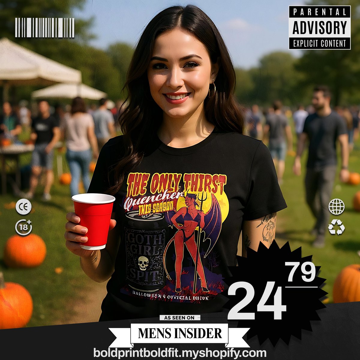 BoldPrintBoldFt's tweet image. Halloween Tee Hunt 🎃

Find the perfect Halloween shirt that screams your vibe — sarcastic ghost, chaotic witch, or “too cool for costumes.”
👕 All sizes, one price.
🔥 Use FIRSTTIME25 before your big night.

#BoldPrintBoldFit #HalloweenReady #StatementTee
