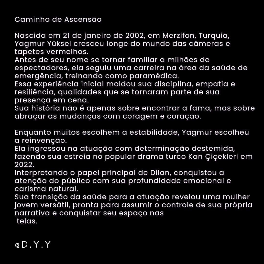 dailyyagmury's tweet photo. 📲 #YağmurYüksel é matéria na ICONIQO Magazine! 💫
O rosto poderoso de uma nova geração, mostrando que talento, coragem e autenticidade conquistam o mundo. ✨🤍

Tradução em português 🇧🇷

Via @/:iconiqomagazine https://t.co/6CiU1mQKn0