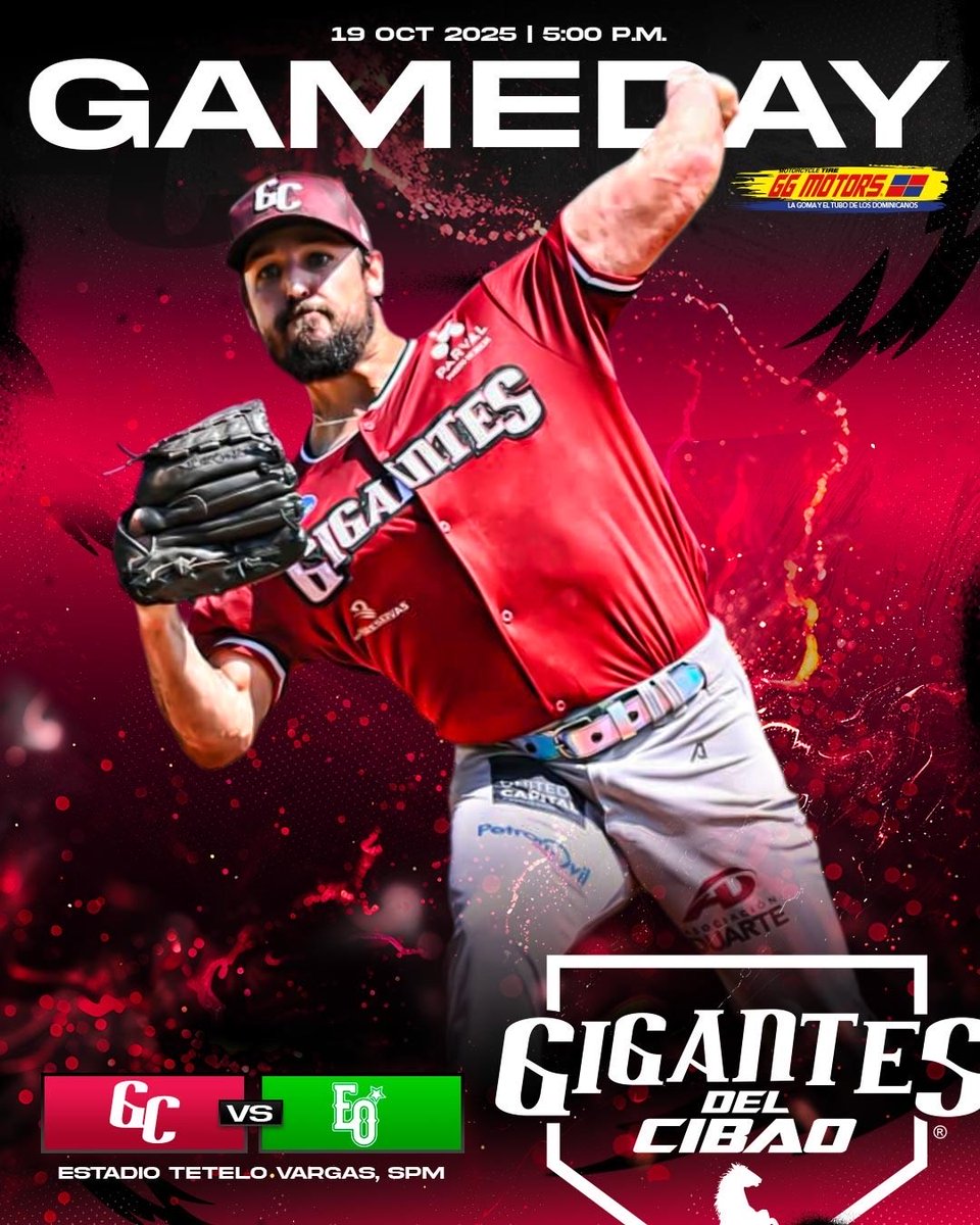 Gigantes_Cibao's tweet photo. El trotar de los Potros se traslada al otro Macorís. ¡Rumbo a San Pedro! 🐴🔥

#TierraDeGigantes https://t.co/qqiSg6nGN9