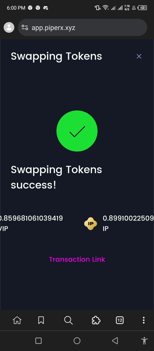 EddyGdoogle085's tweet image. Another day, more smooth transactions on Piper 😎
Fast speed, low gas, zero stress, exactly what I like.
#piperx #Web3 #lowgas