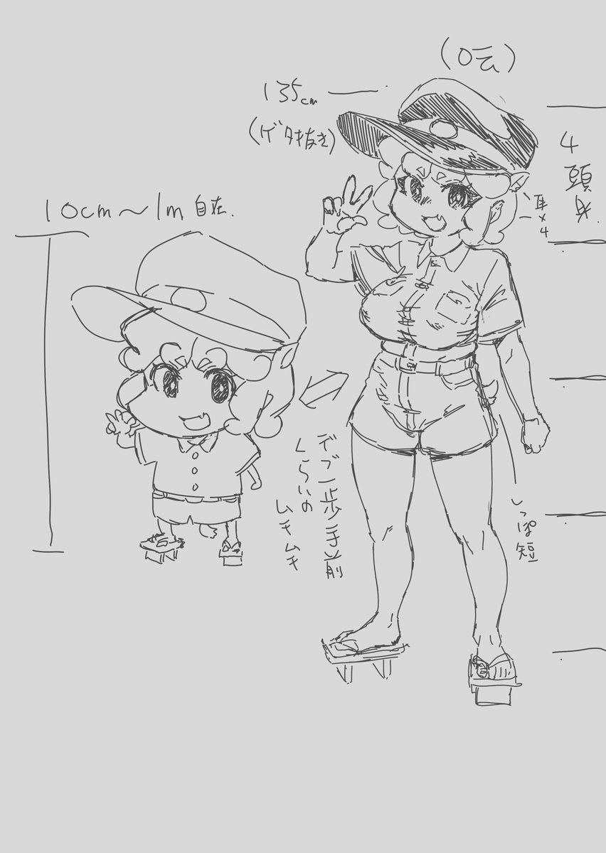 レポまんで使ってるキャラのリニューアルを検討中 