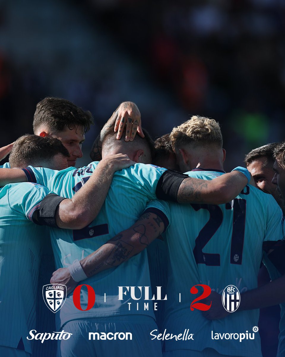 𝐕𝐈𝐍𝐂𝐈𝐀𝐌𝐎 𝐍𝐎𝐈 ❤️💙

#CagliariBologna #WeAreOne