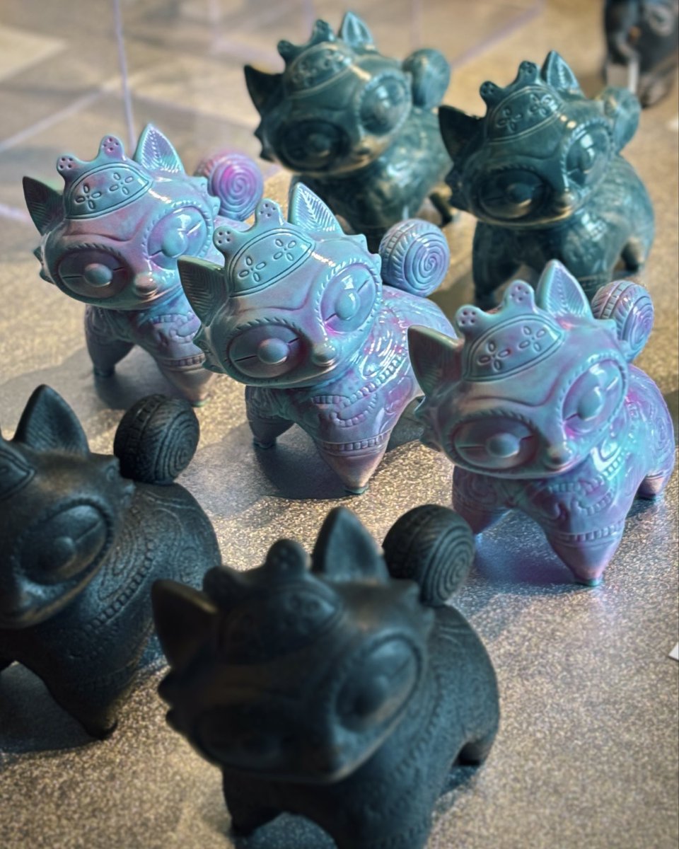 #大妄博物館 、過去作やソフビなどたっぷり並んでいました。とても楽しかったなあ。