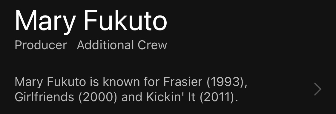 Fuck me, Mary? Well, 
(CC: <a href="/ActualNames1/">Actual Names</a>)