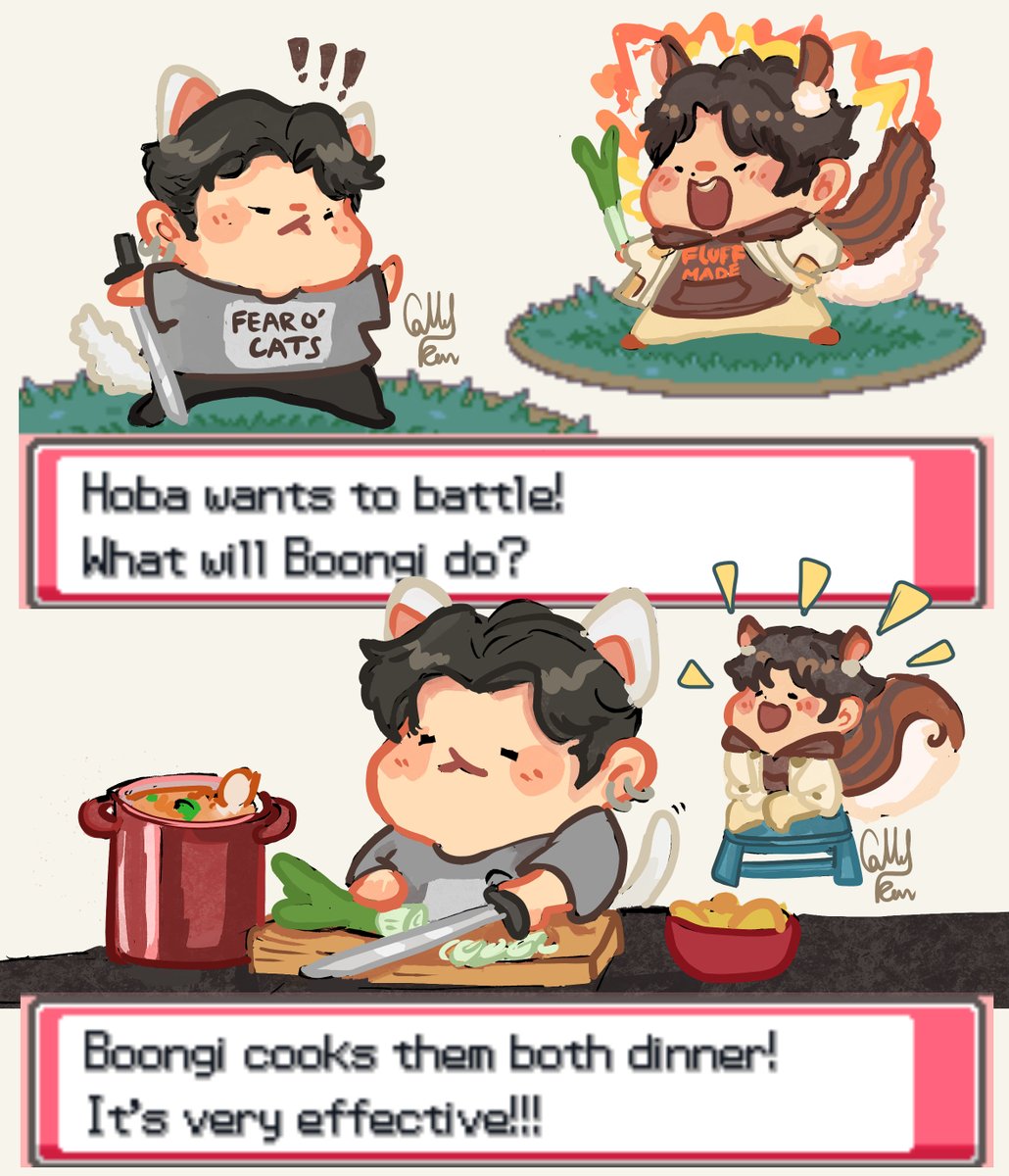 ⚠ A wild, leek carrying Hoba appeared ⚠
Boongi has engaged in a heated battle 🔻