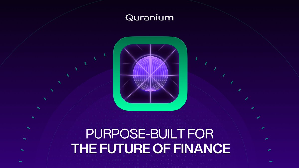 quranium_org's tweet image. Quranium is where builders stopped choosing between speed and security.
🔹 Built to withstand the quantum era
🔹 Seamless, scalable, interoperable
🔹 Designed for global finance
🔹 Trust that can be verified
Quantum-secure. EVM-compatible. Institutional-ready.
👉…