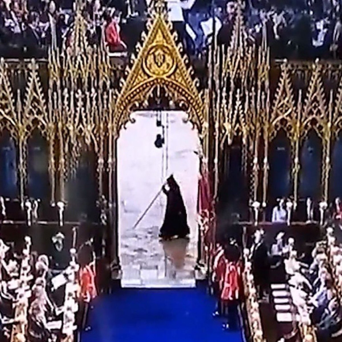 Remember this Grim Reaper appeared in the Charles Coronation?