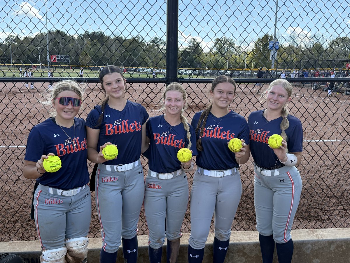 EC Bullets Premier 16U Matt win 8-3
EC Bullets Premier 16U Lowe win 7-3
5 combined homers!

Bomb squad L-R(<a href="/makpratt2030/">Makayla Pratt (2030)</a> <a href="/Lolly_2028/">Lolly Lane</a> <a href="/kennedycop2028/">Kennedy Coplen 2028</a> <a href="/ABeyhl30/">Anna Beyhl 2027</a> <a href="/NatalieSing2029/">Natalie Singletary</a>