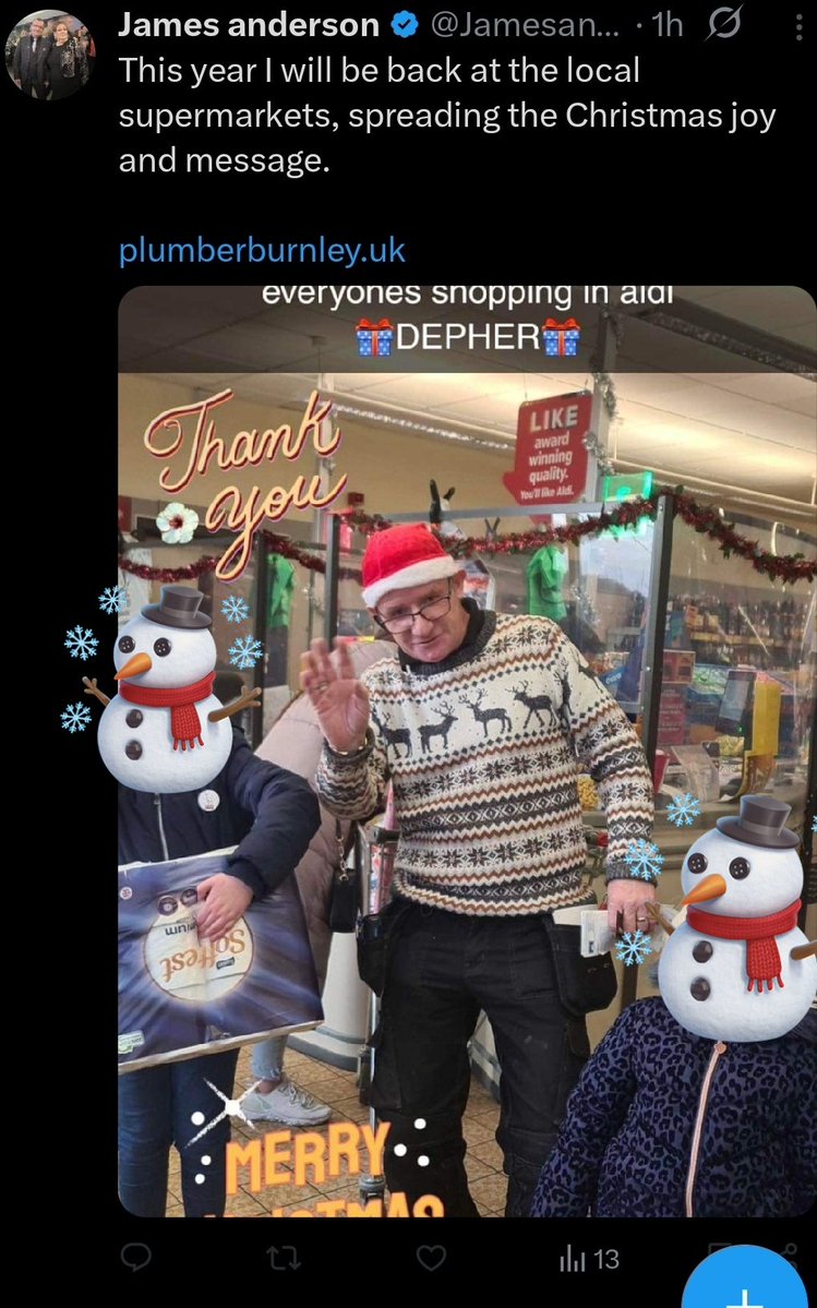 Depher2 (@dephernightmare) on Twitter photo .<a href="/AsdaServiceTeam/">Asda Service Team</a> .<a href="/AldiUK/">Aldi Stores UK</a> .<a href="/Tesco/">Tesco</a> .<a href="/LidlGB/">@LidlGB</a> watch out for this guy .<a href="/Jamesander66tt5/">James anderson</a> . He's admitted to employing peados and not reporting them to the police . He also does not have enhanced DBS. He is planning to enter stores to spread a Christmas message. #Burnley .<a href="/AsdaServiceTeam/">Asda Service Team</a> .<a href="/AldiUK/">Aldi Stores UK</a> .<a href="/Tesco/">Tesco</a> .<a href="/LidlGB/">@LidlGB</a> watch out for this guy .<a href="/Jamesander66tt5/">James anderson</a> . He's admitted to employing peados and not reporting them to the police . He also does not have enhanced DBS. He is planning to enter stores to spread a Christmas message. #Burnley