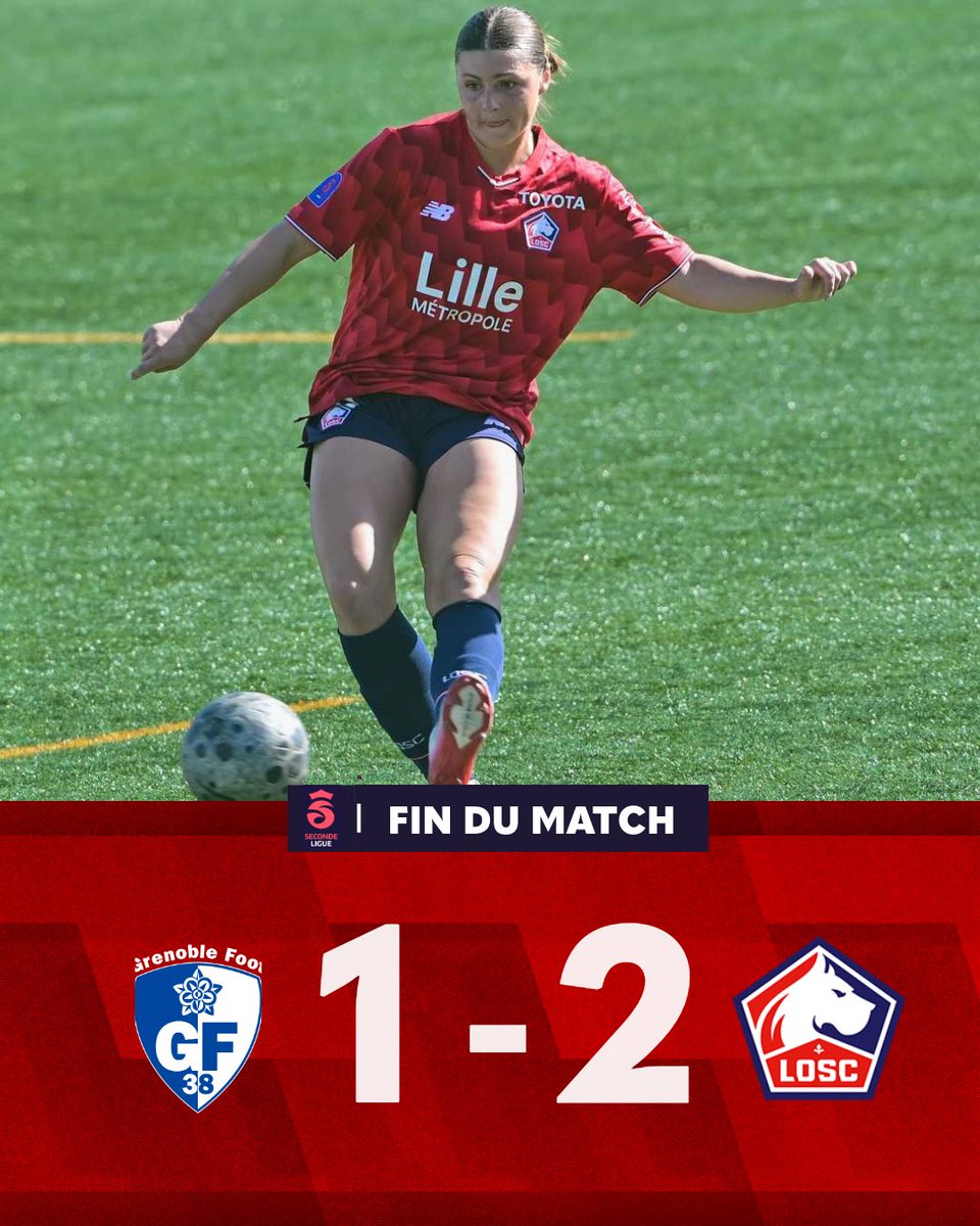 FIN DU MATCH | 1️⃣-2️⃣

𝐂’𝐞𝐬𝐭 𝐓𝐄𝐑𝐌𝐈𝐍𝐄́ 𝐝𝐚𝐧𝐬 𝐜𝐞 𝐦𝐚𝐭𝐜𝐡 🤩🤩

𝐋𝐞𝐬 𝐃𝐨𝐠𝐮𝐞𝐬 𝐬’𝐢𝐦𝐩𝐨𝐬𝐞𝐧𝐭 𝐟𝐚𝐜𝐞 𝐚𝐮 𝐥𝐞𝐚𝐝𝐞𝐫 𝐆𝐫𝐞𝐧𝐨𝐛𝐥𝐨𝐢𝐬 grâce à des buts de Vanuxeem et Hlushchenko😍😍

Bravo les filles 🙌👏

#GF38LOSC