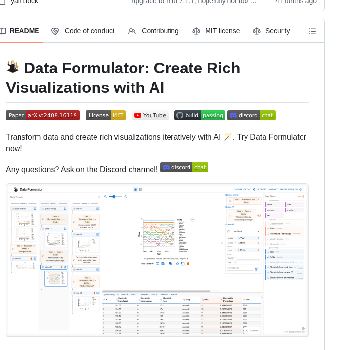 tom_doerr's tweet image. Transform data, create visualizations with AI