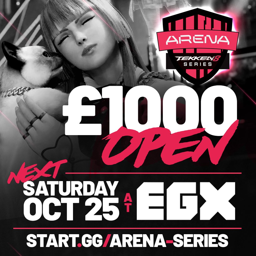 VPmarcUK's tweet image. Next Saturday, October 25 at @EGX is the TEKKEN 8 event in the Arena. We have a £1000 prize pool to win, plus it&apos;s also the @MCMComicCon the same day!

📅 Sat October 25
⏲️ 10am - 6pm
🎮 FREE ENTRY tournament ...
        Once you have an EGX Saturday ticket
➡️ Steam [PC]
⚠️ BRING…